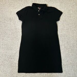 RLX Ralph Lauren black short sleeve polo dress Size S